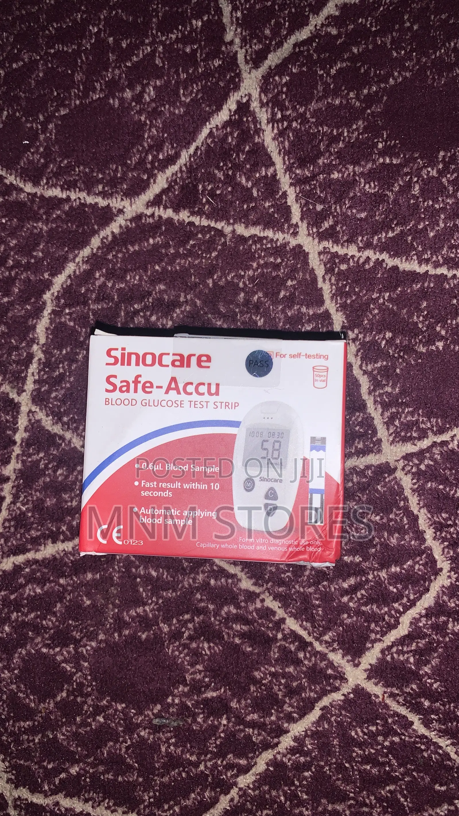 Sinocare Safe-Accu Glucose Strips Only