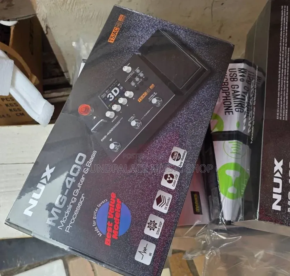 NUX MG-400 Is a Dual-DSP Modeling Guitar, Bass Acoustic Effect Pedal