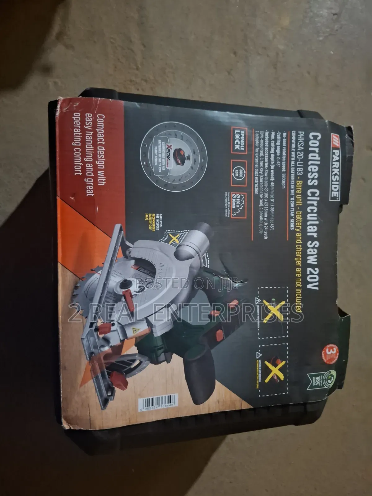Parkside 20V Cordless Circular Saw PHKSA 20-Li B3