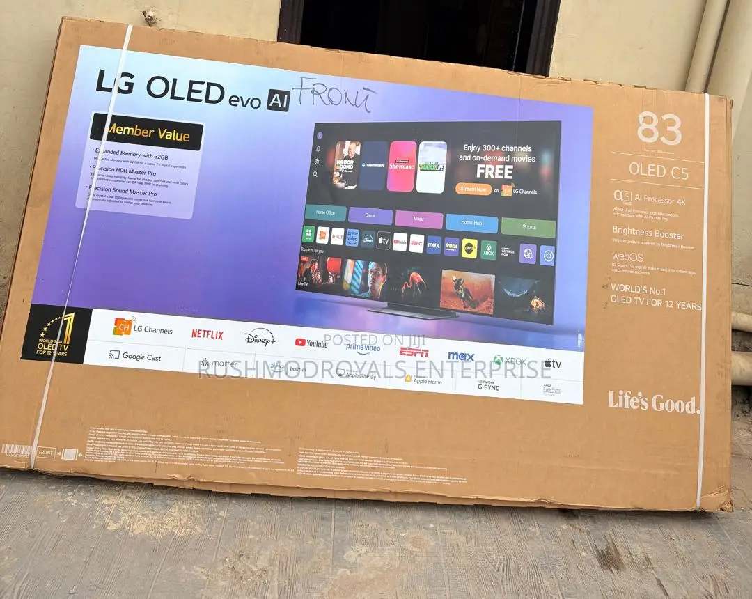 Cinematic Masterpiece: LG OLED83C5AUA 83 Inch Ultra HD Evo TV