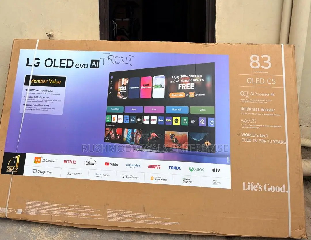 Cinematic Masterpiece: LG OLED83C5AUA 83 Inch Ultra HD Evo TV