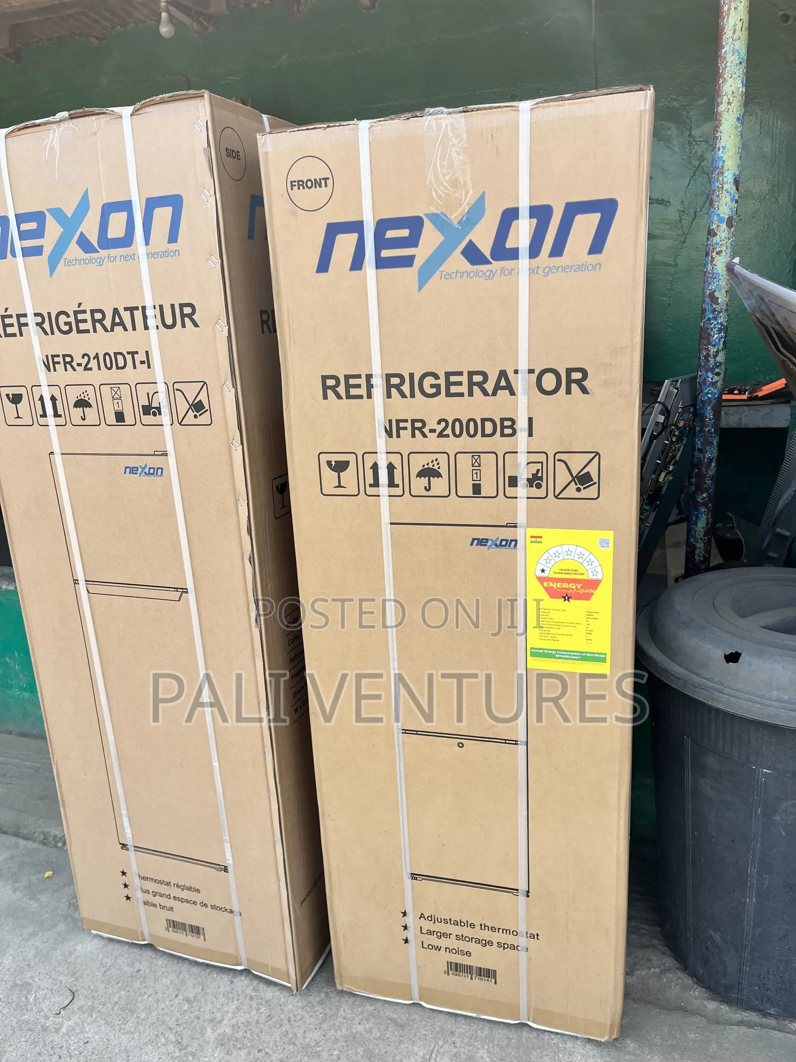 Nexon Double Door Refrigerator 157L