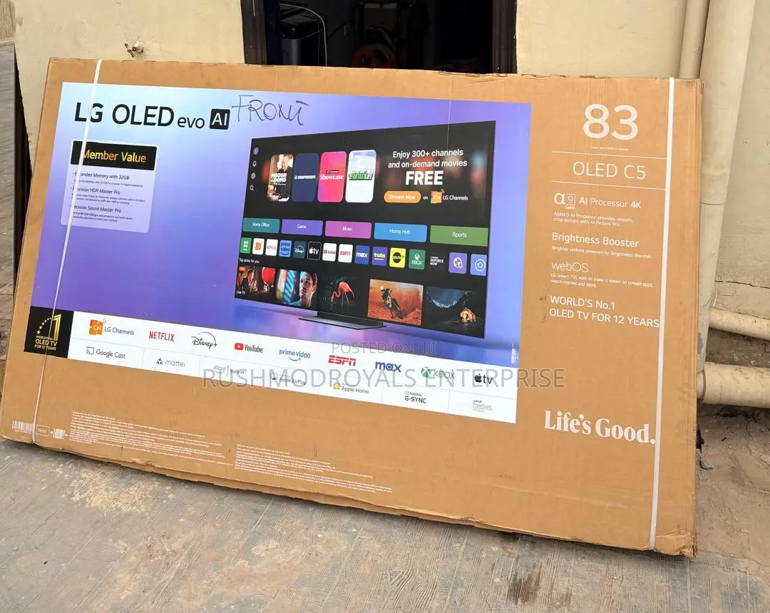 Ultimate Gaming TV: LG 83" OLED83C5AUA Smart TV With VRR G-Sync