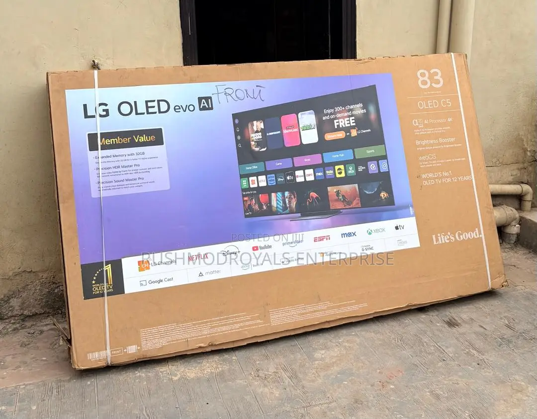 Fast, Smooth, Immersive: LG 83 Inch C5 Ai Oled TV for Gamers