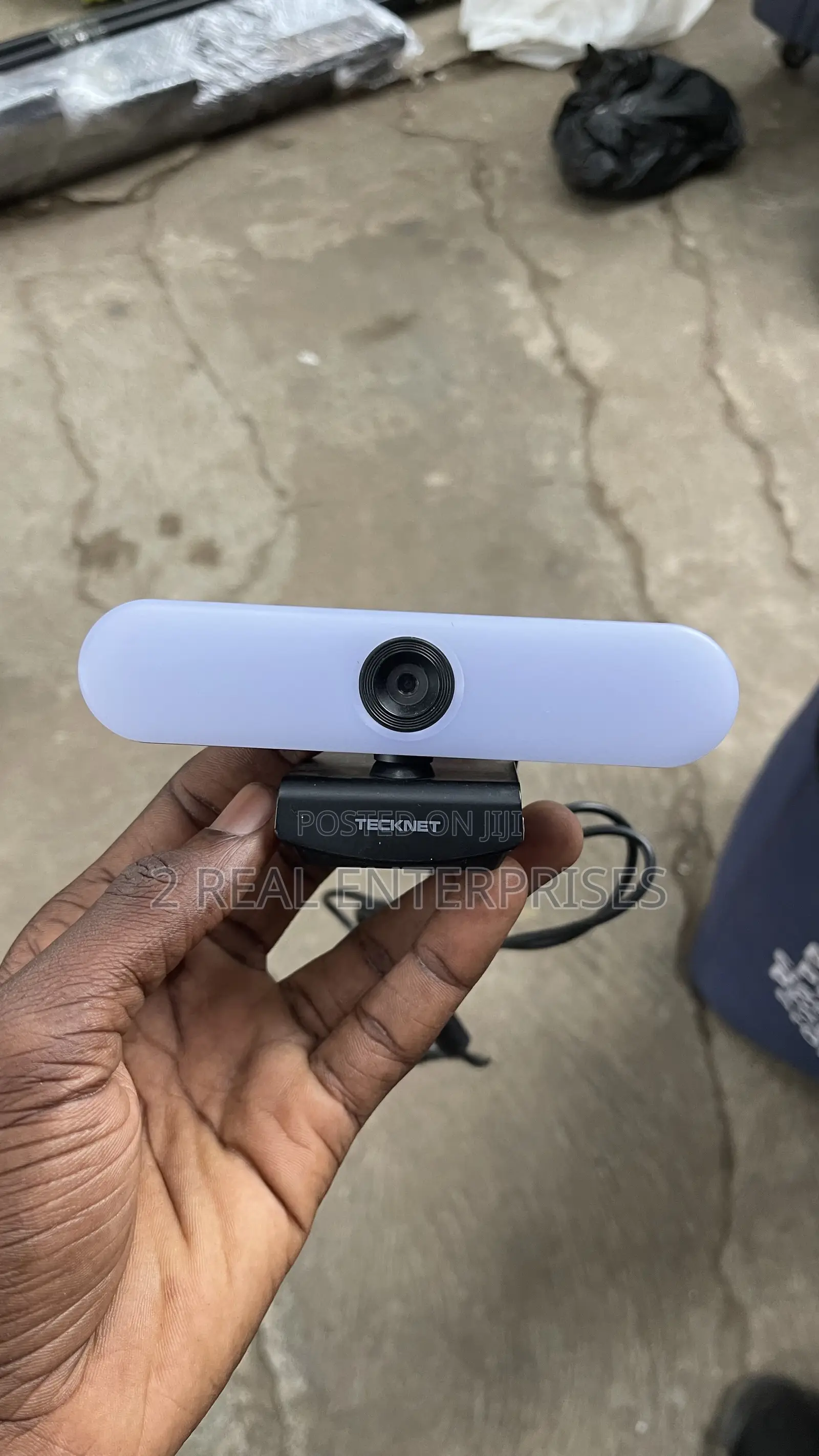 TeckNet 1080P Full HD Webcam Featuring a Built-in LED Light