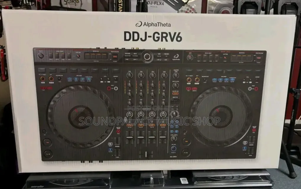 AlphaTheta DDJ-GRV6 Versatile 4-Channel DJ Controller