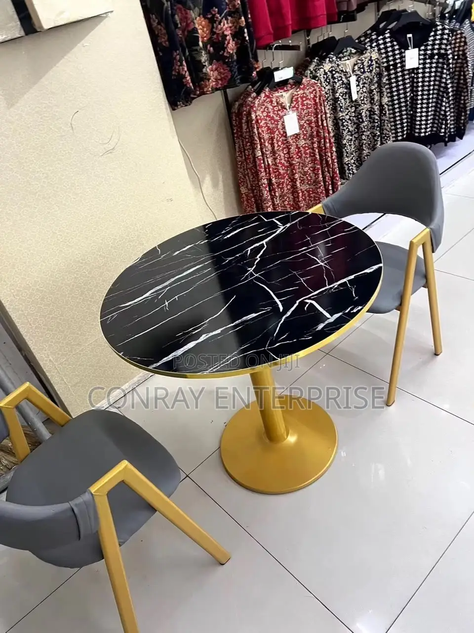 Table With Two Chairs.