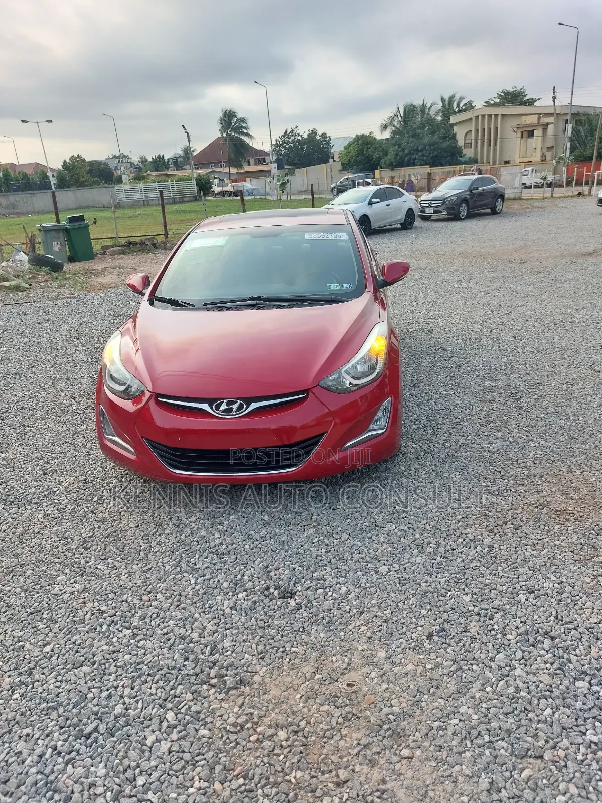 Hyundai Elantra 2013 Red
