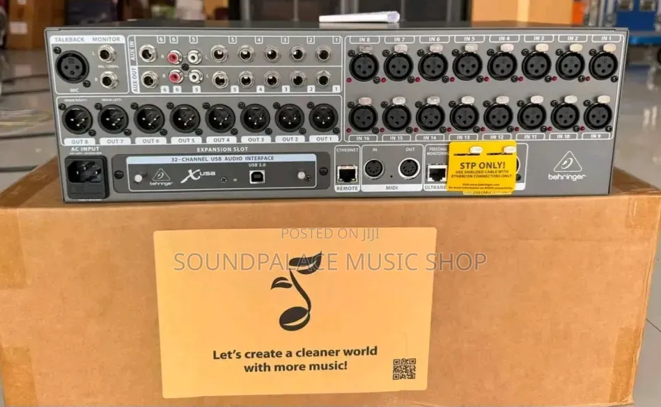 Behringer X32 Rack 40-Input, 25-Bus Rack-Mountable Digital Mixer