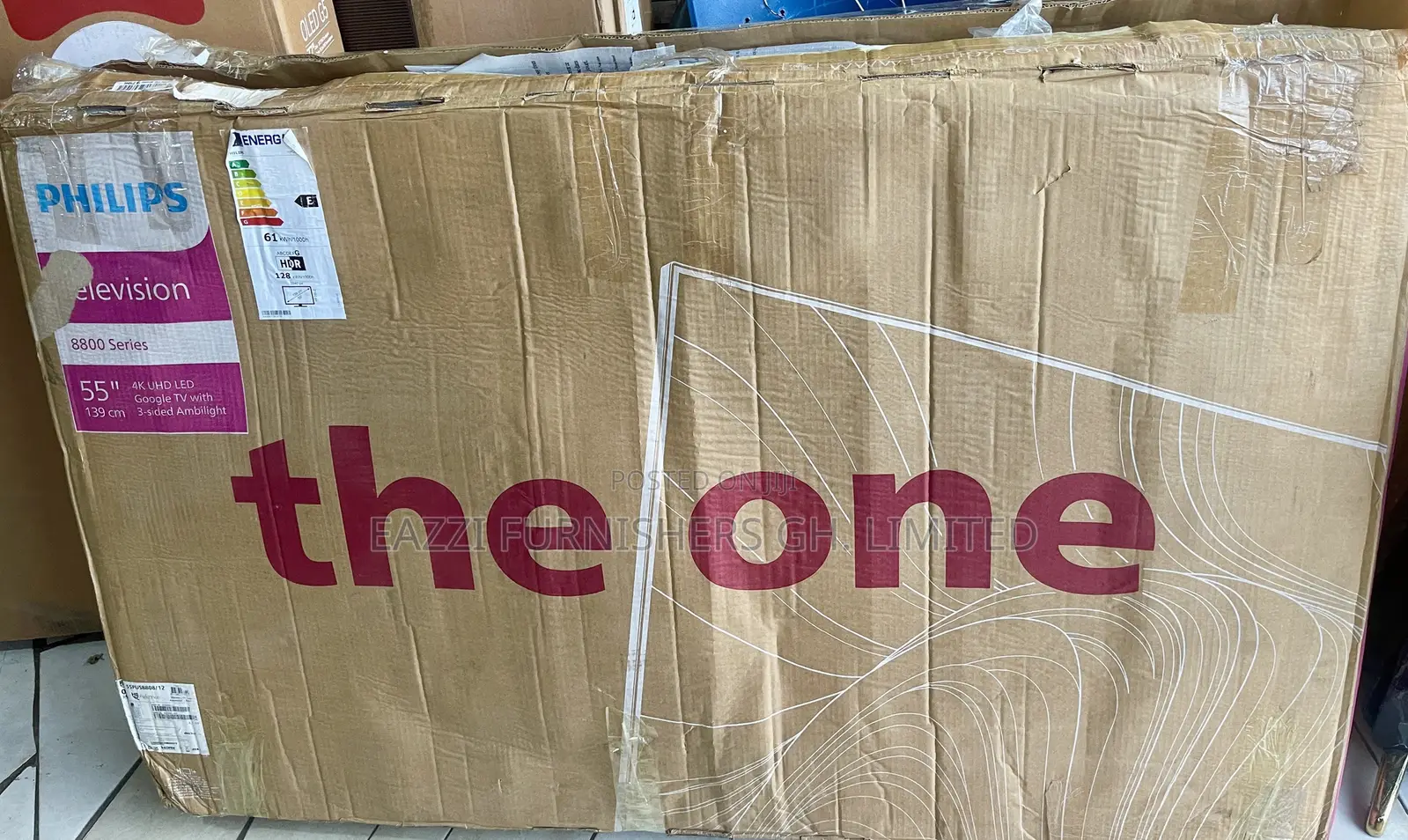 “The ONE “Philips 55pus8808/12, Smart Uhd HDR+ Gaming TV 120 Hz Uk