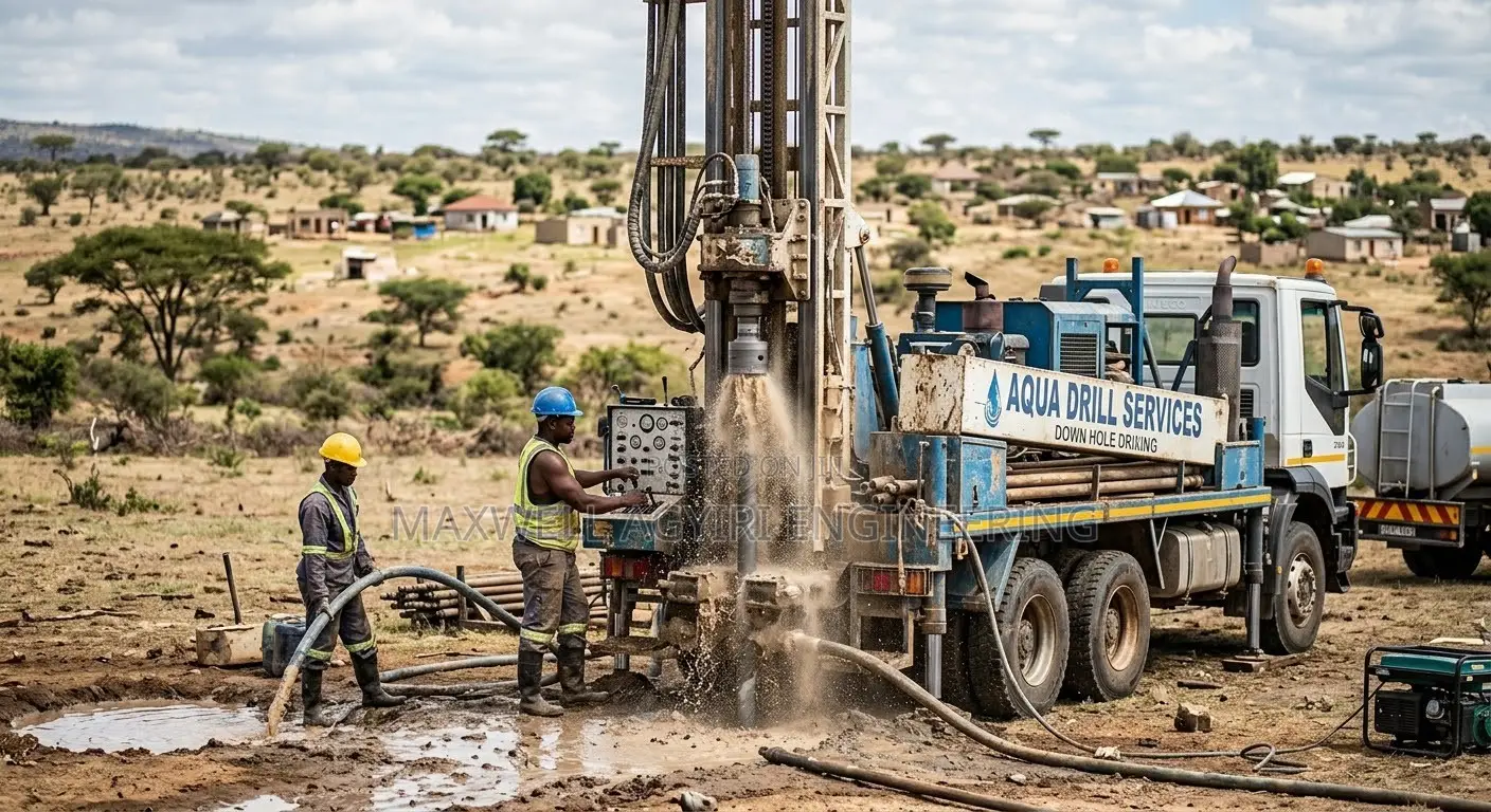 Community Borehole Drilling in Apam