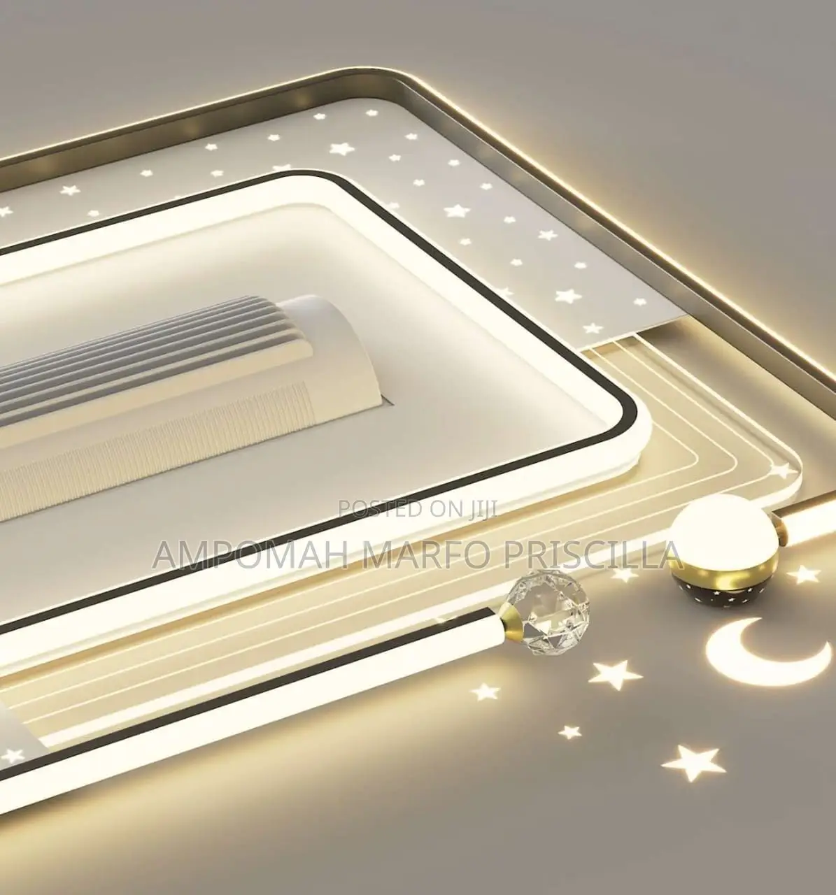 Luxury A.C Fan With Light, Voice Control Remote Control