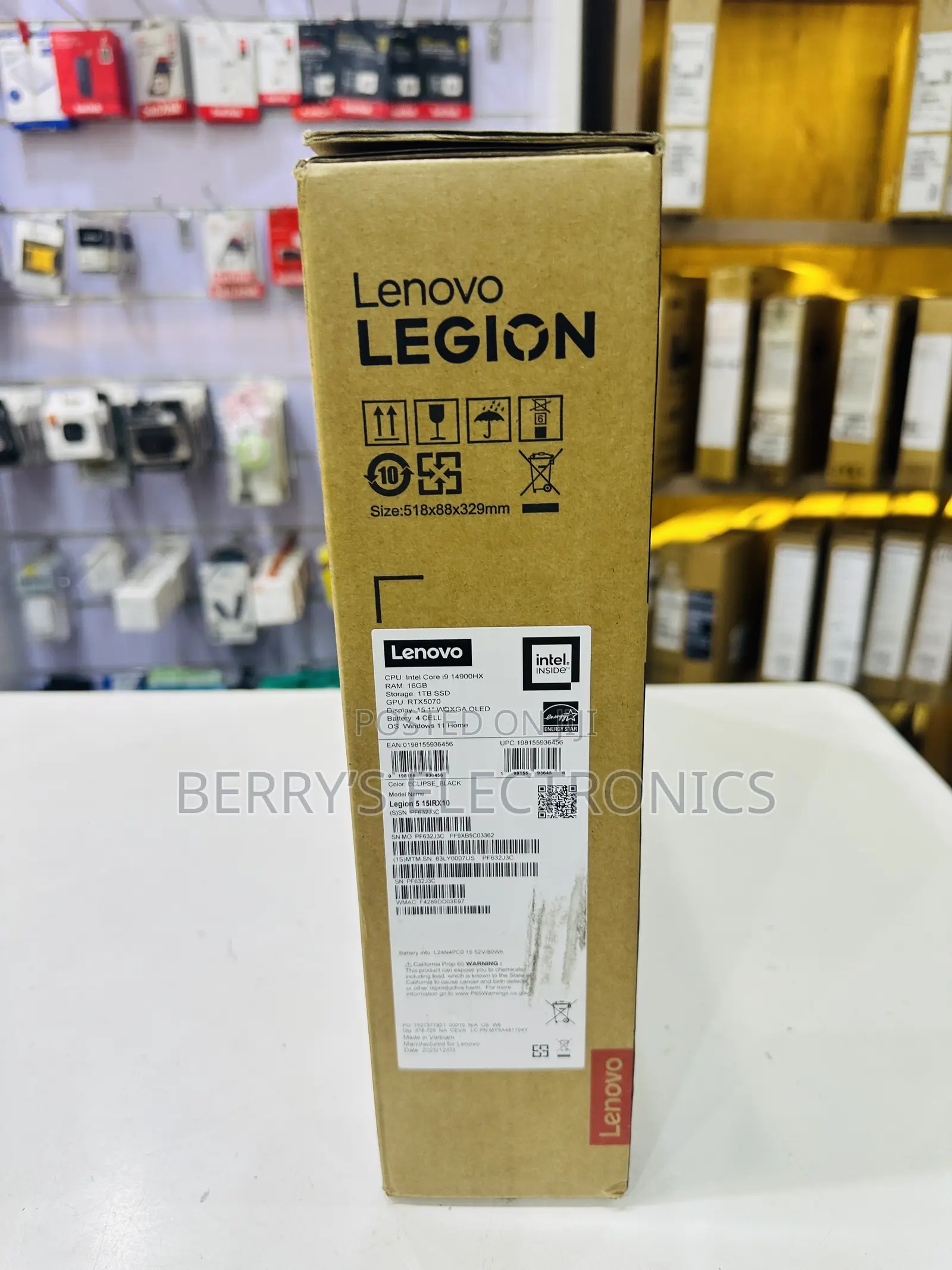 New Laptop Lenovo Legion 5 32GB Intel Core i9 SSD 1T