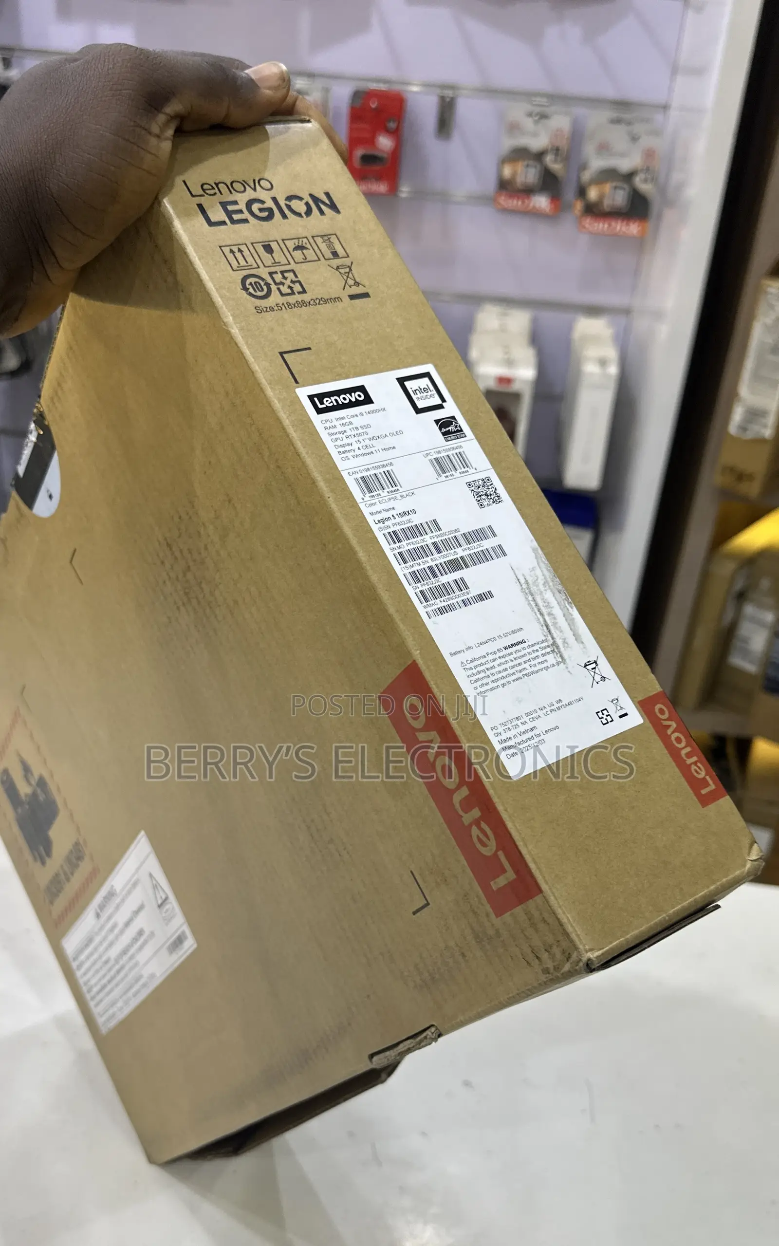 New Laptop Lenovo Legion 5 32GB Intel Core i9 SSD 1T