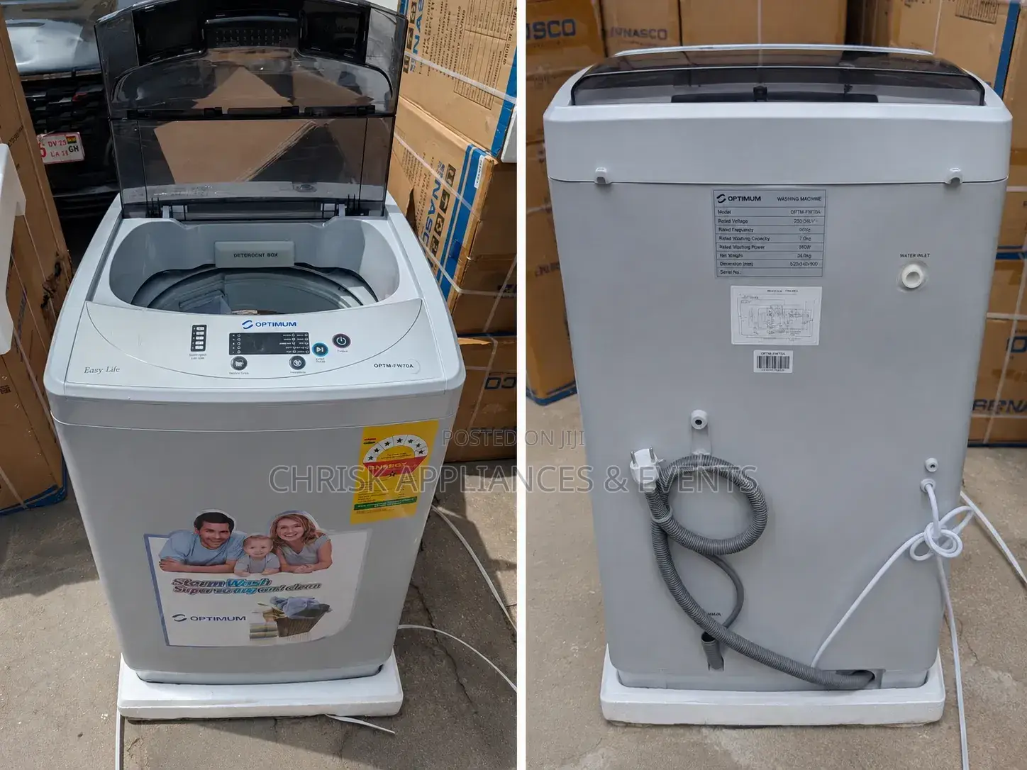 Optimum 7kg Top-Load Washing Machine
