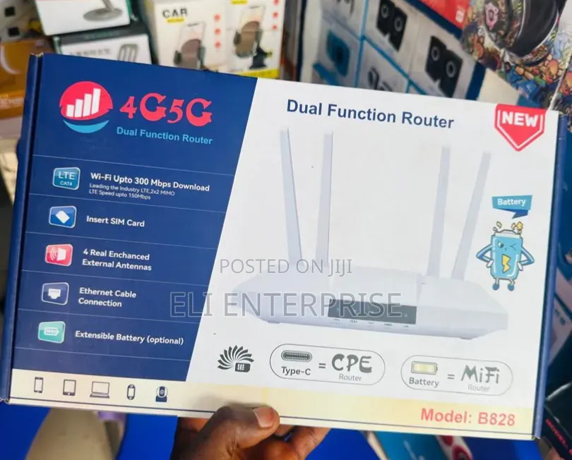 /5g Dual Function Wireless LTE Router (Model B828)