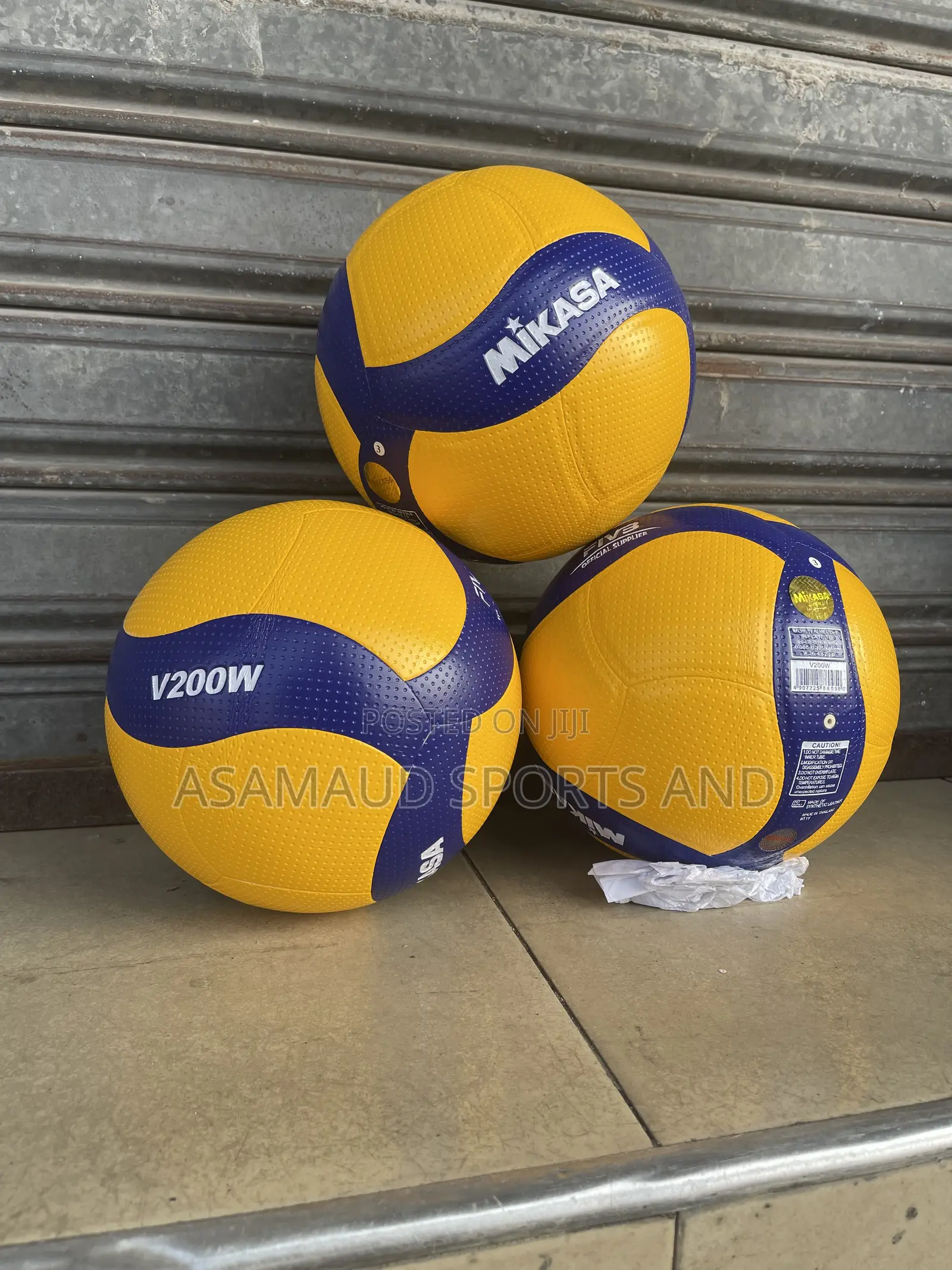 Original Mikasa Yellow Volleyball V200W Available