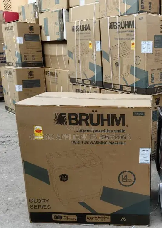 Bruhm 14kg Semi Automatic Twin Tub Washing Machine