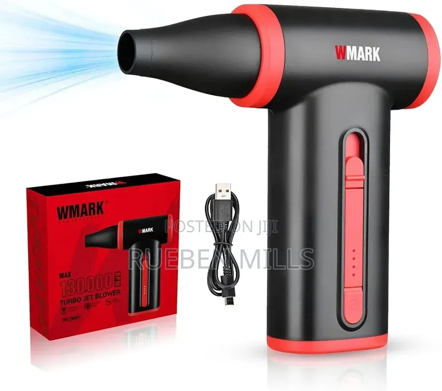 Wmark Electric Adjustable Turbo Jet Fan Compressed Air Blower Duster