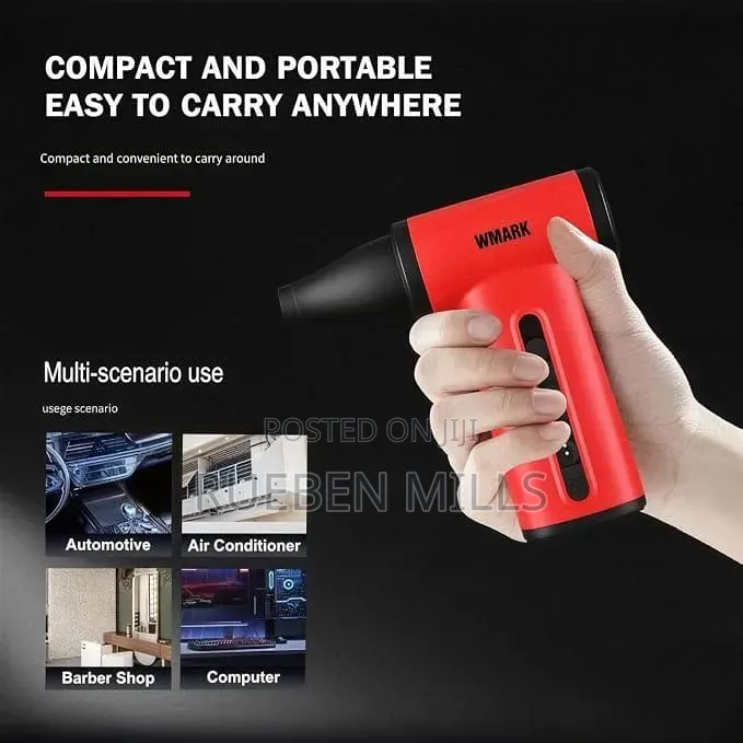 Rechargeable 130000RPM Brushless Motor Wmark Mini Air Blower Duster