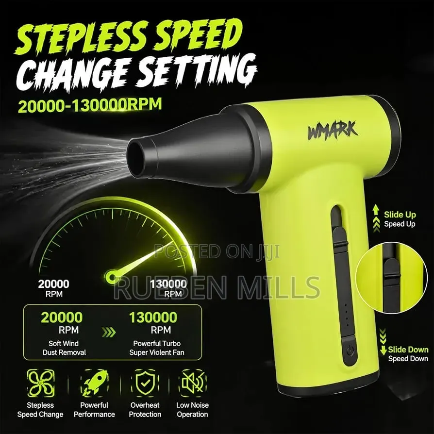 Cordless Rechargeable Professional Wmark Dust Cleaner Air Blower