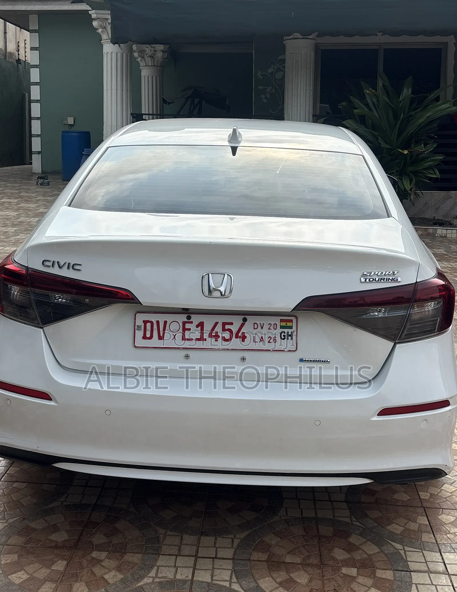 Honda Civic Hybrid Sport Touring CVT 2025 White