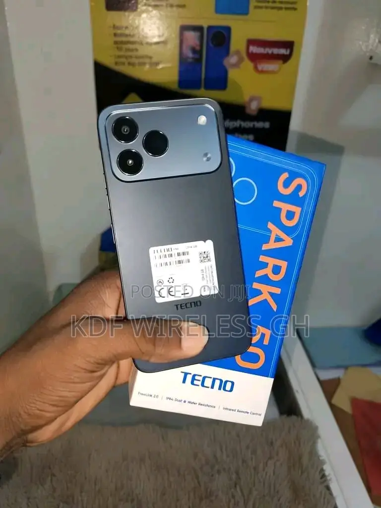 New Tecno Spark 50 128 GB Black