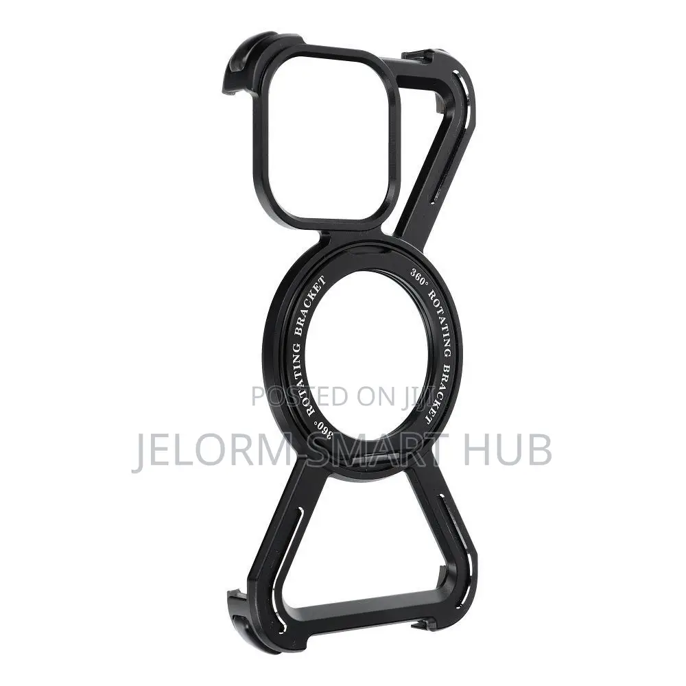 Titanium With Ring Stand for iPhone 16 Pro Max (6,9′′) – Black