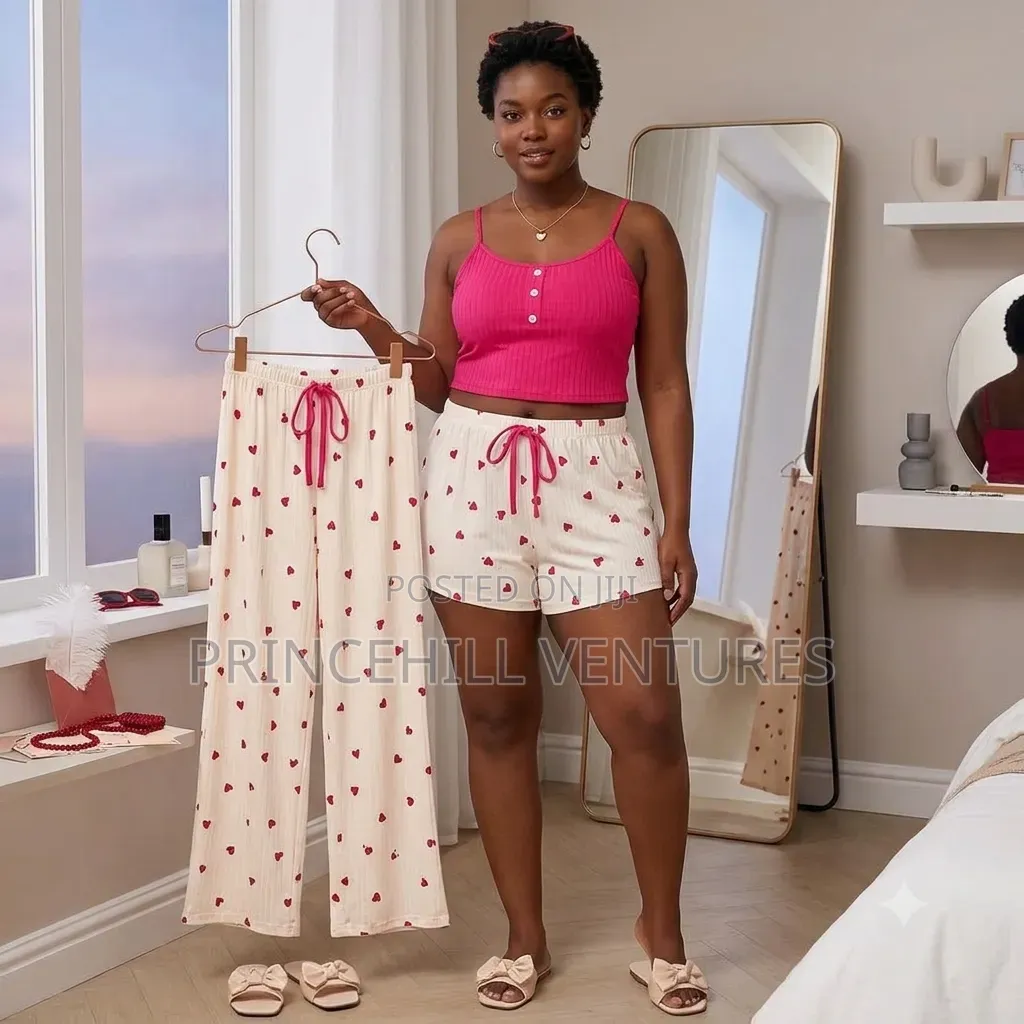 3-PCS Night Wear / Pyjamas Set