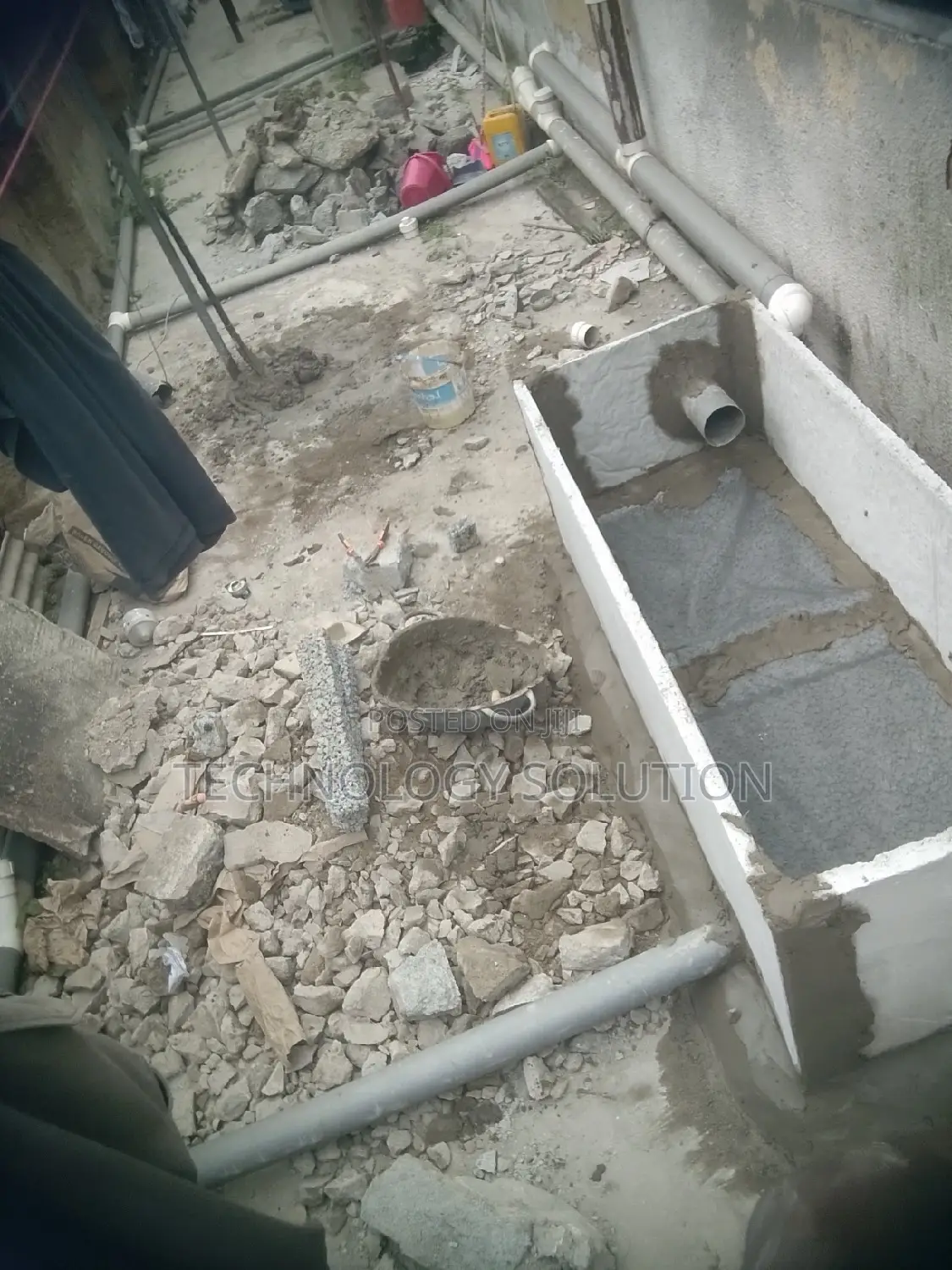 Biodigester Slab and Installation