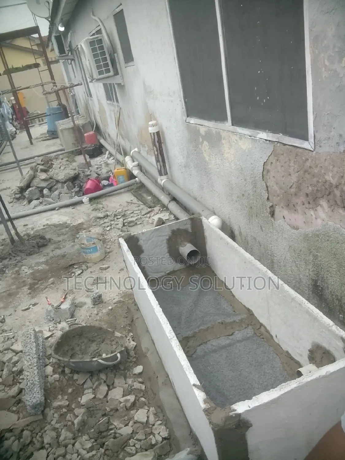 Biodigester Slab and Installation