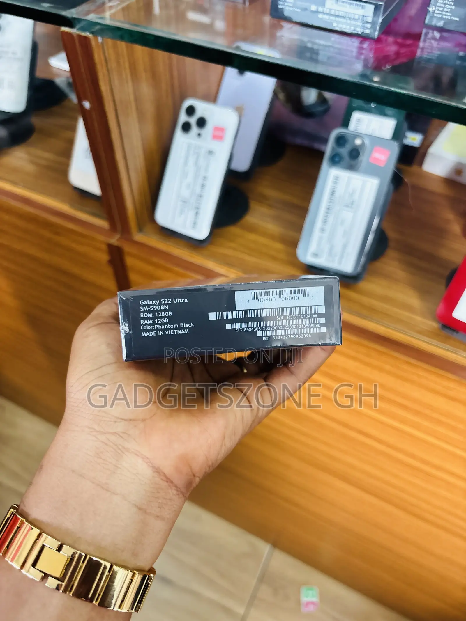 New Samsung Galaxy S22 Ultra 128 GB Black