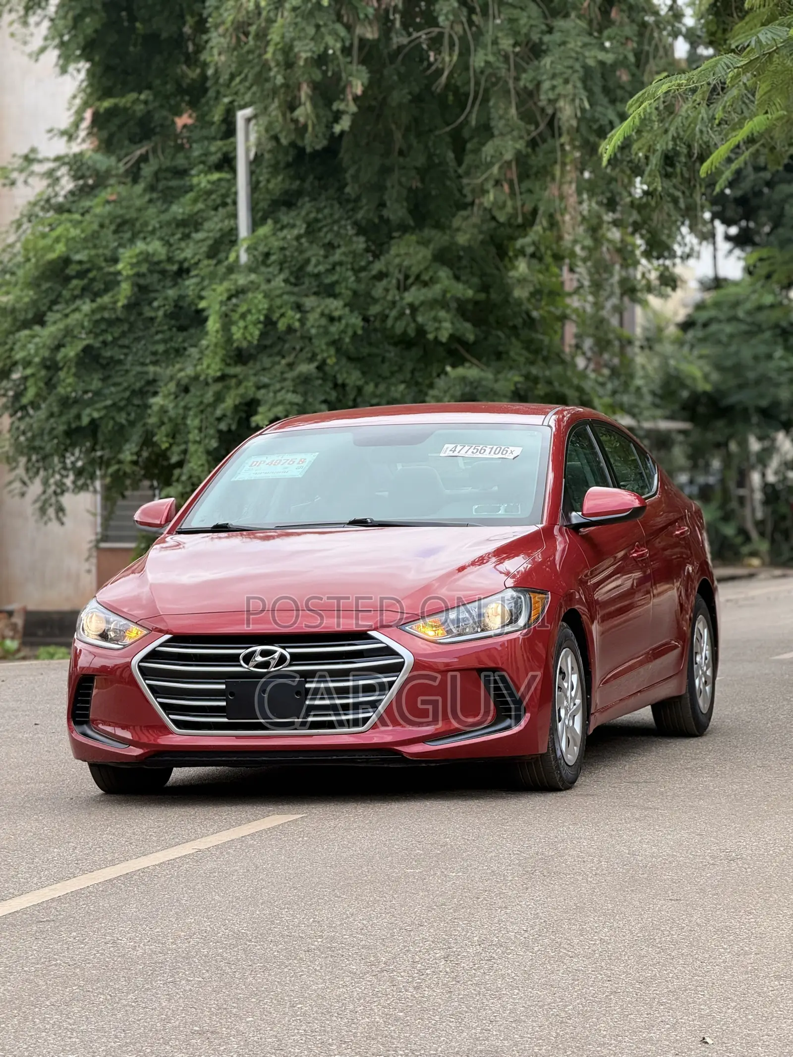 Hyundai Elantra SE Sedan FWD (2.0L 4cyl 6M) 2017 Red