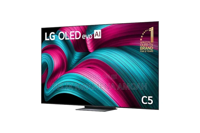 LG OLED 83 Inches Evo AI C5 144Hz Smart TV AI Magic Remote webOS25