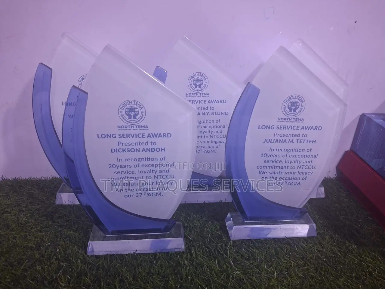 Crystal Award Plaque Branding and Plaque
