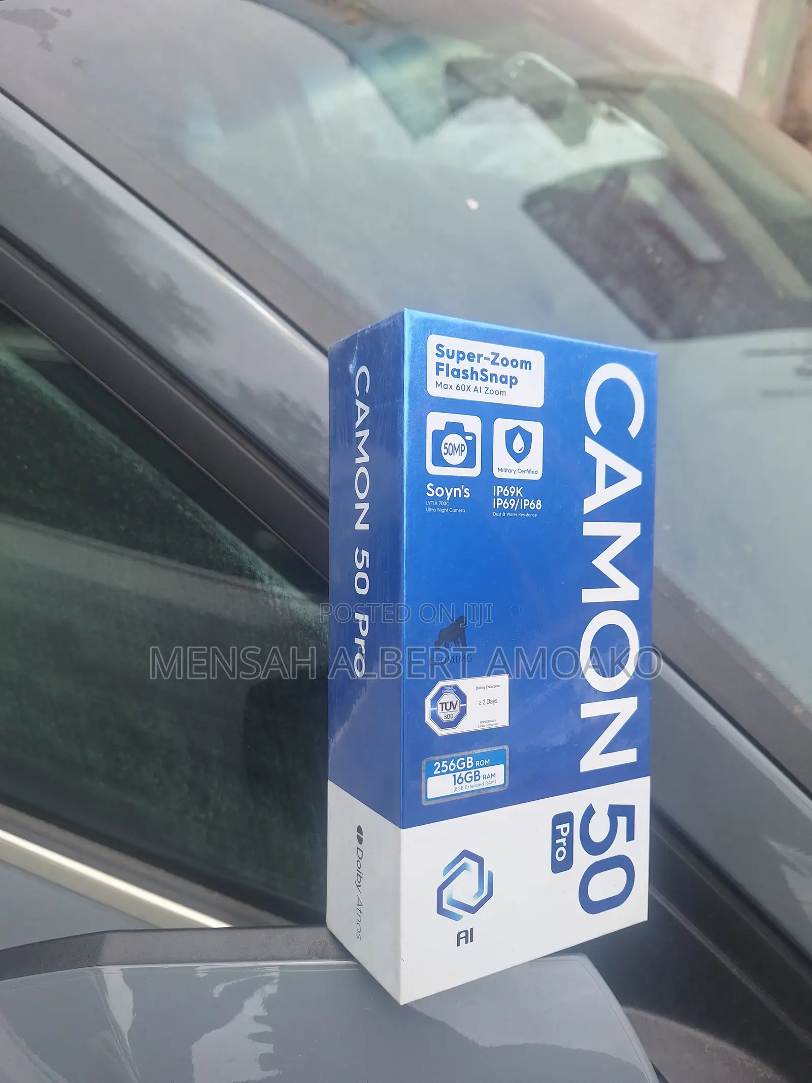 New Tecno Camon 50 Pro 256 GB Gray