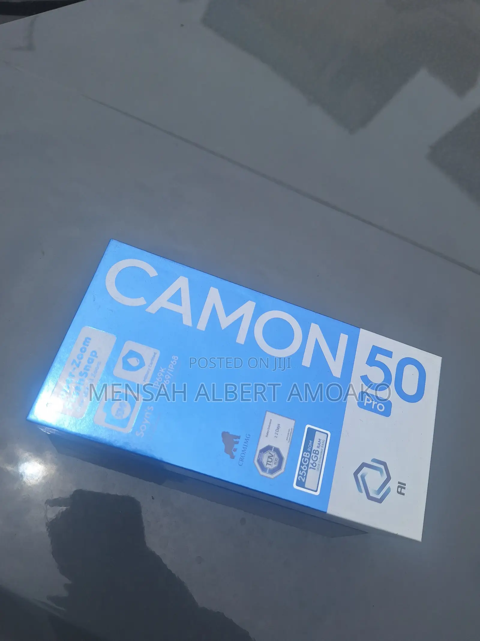 New Tecno Camon 50 Pro 256 GB Gray