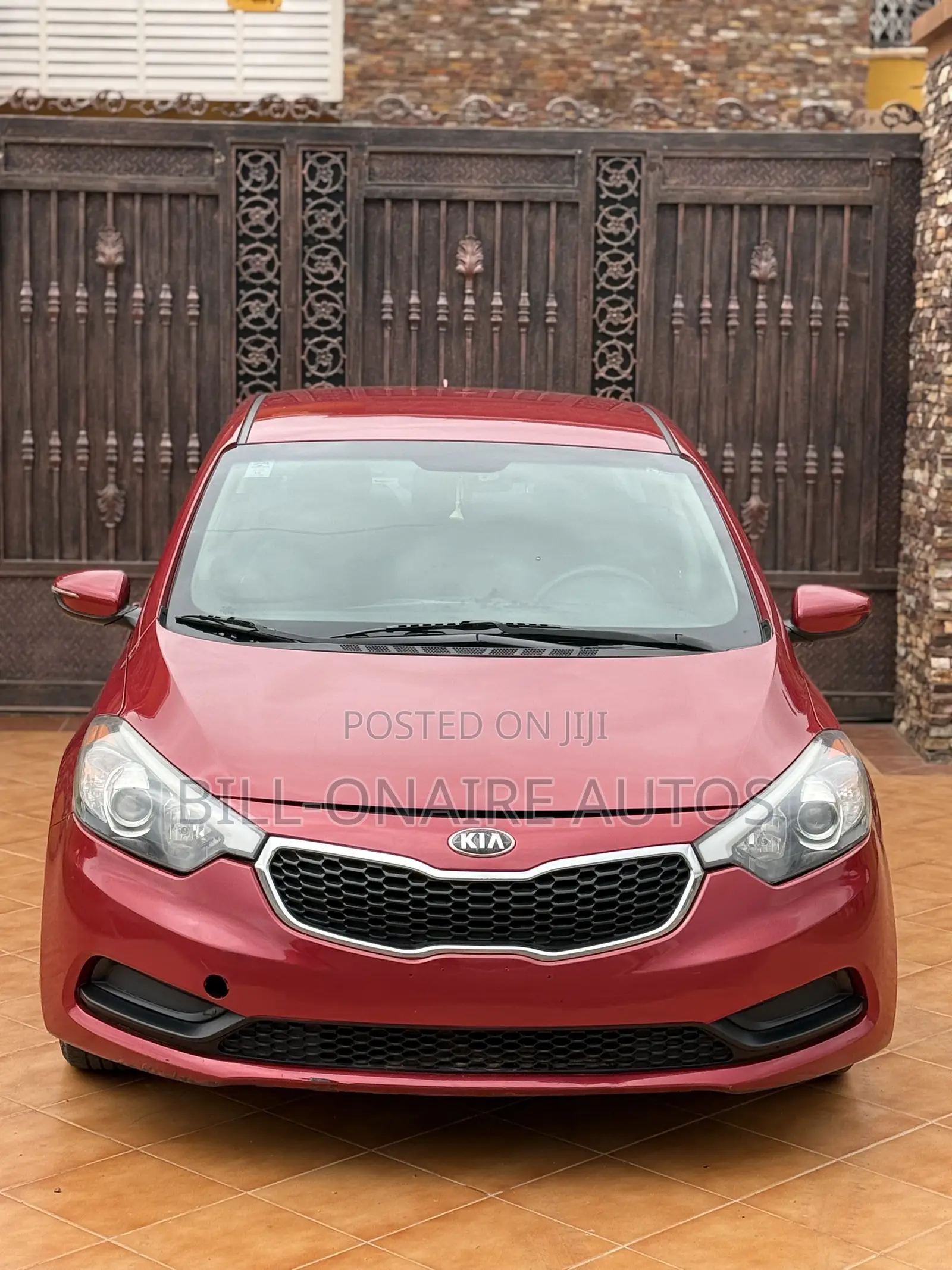 Kia Forte LX Sedan 2016 Red