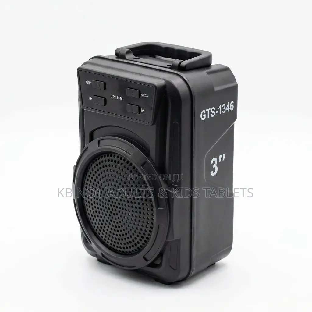 GTS-1346 Portable Wireless Bluetooth Speaker–TWS,FM Radio,USB SD Card