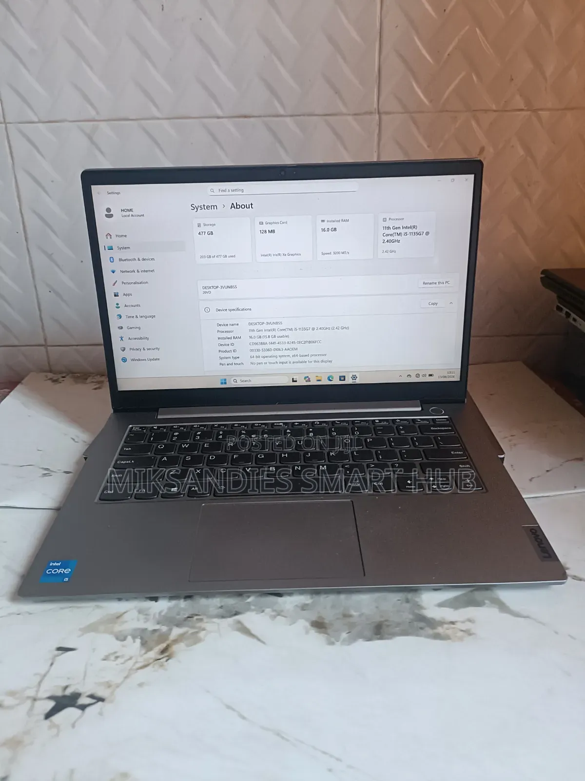 Laptop Lenovo ThinkBook 14 G8 IAL 16GB Intel Core i5 SSD 512GB