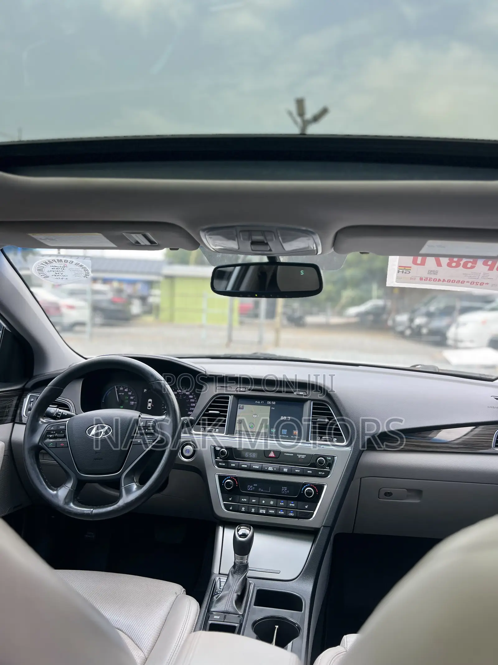 Hyundai Sonata Hybrid 2017 White