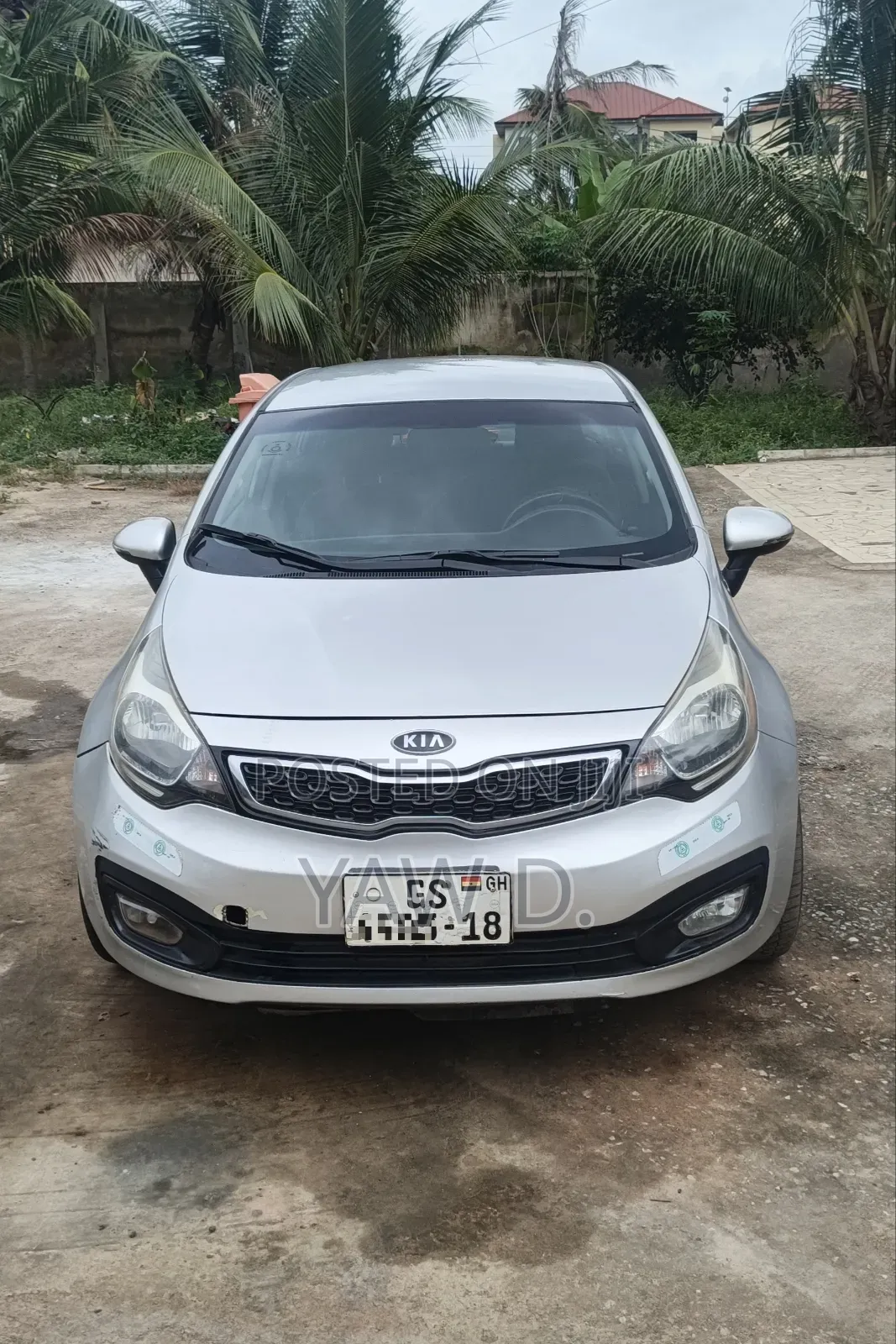 Kia Rio SX 4dr Sedan (1.6L 4cyl 6A) 2012 Silver