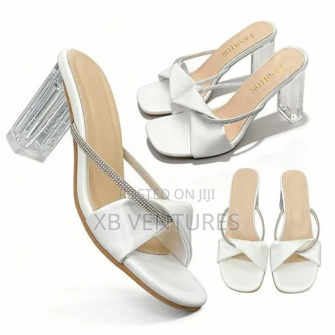 Embellished Square Toe Block Heel
Shoes