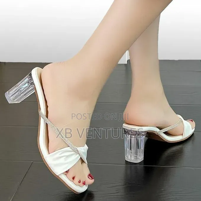 Embellished Square Toe Block Heel
Shoes