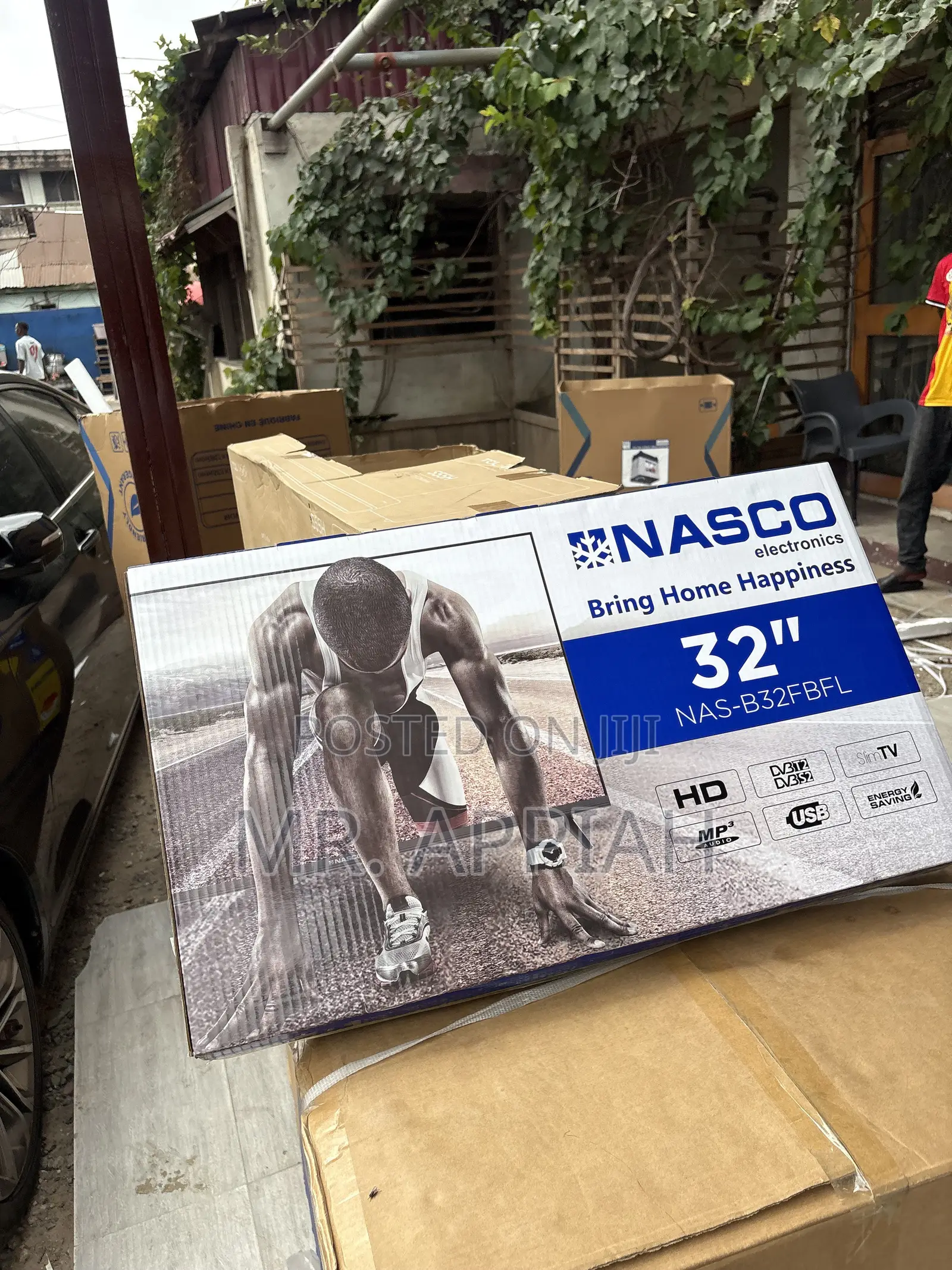 Super Classic Nasco 32” Led Digital Satellite TV(Black) 