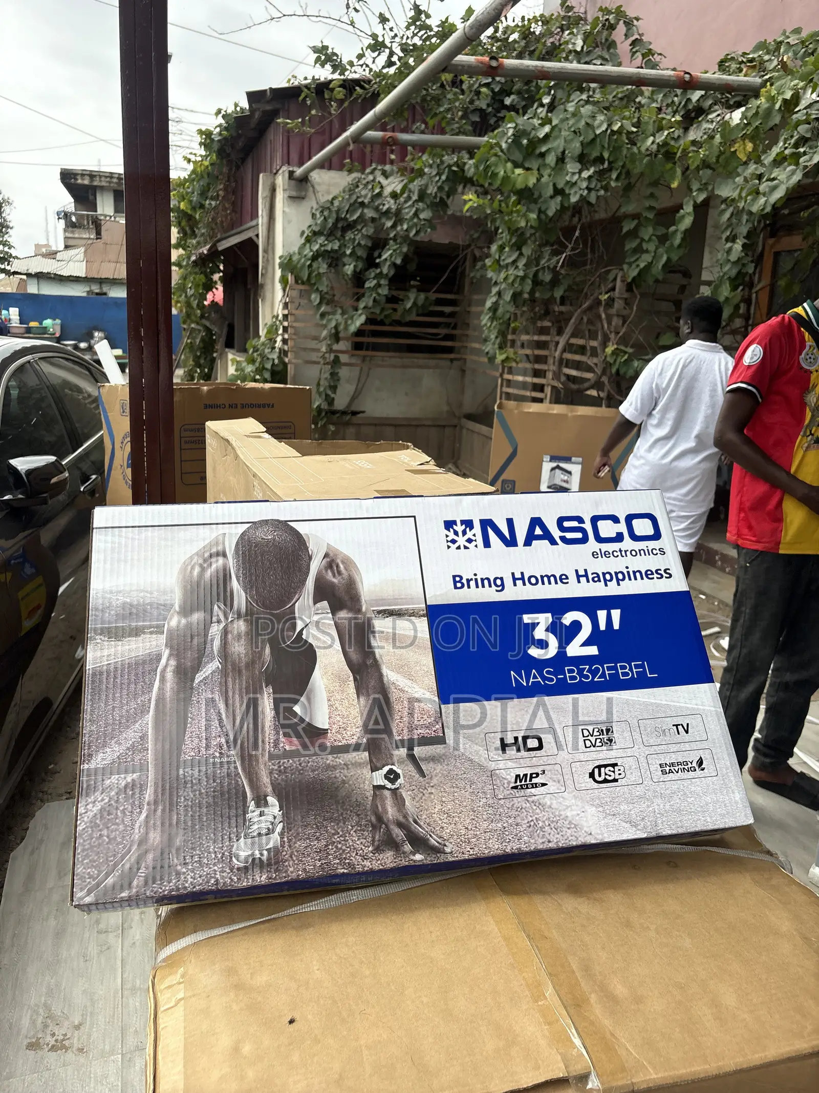 Super Classic Nasco 32” Led Digital Satellite TV(Black) 