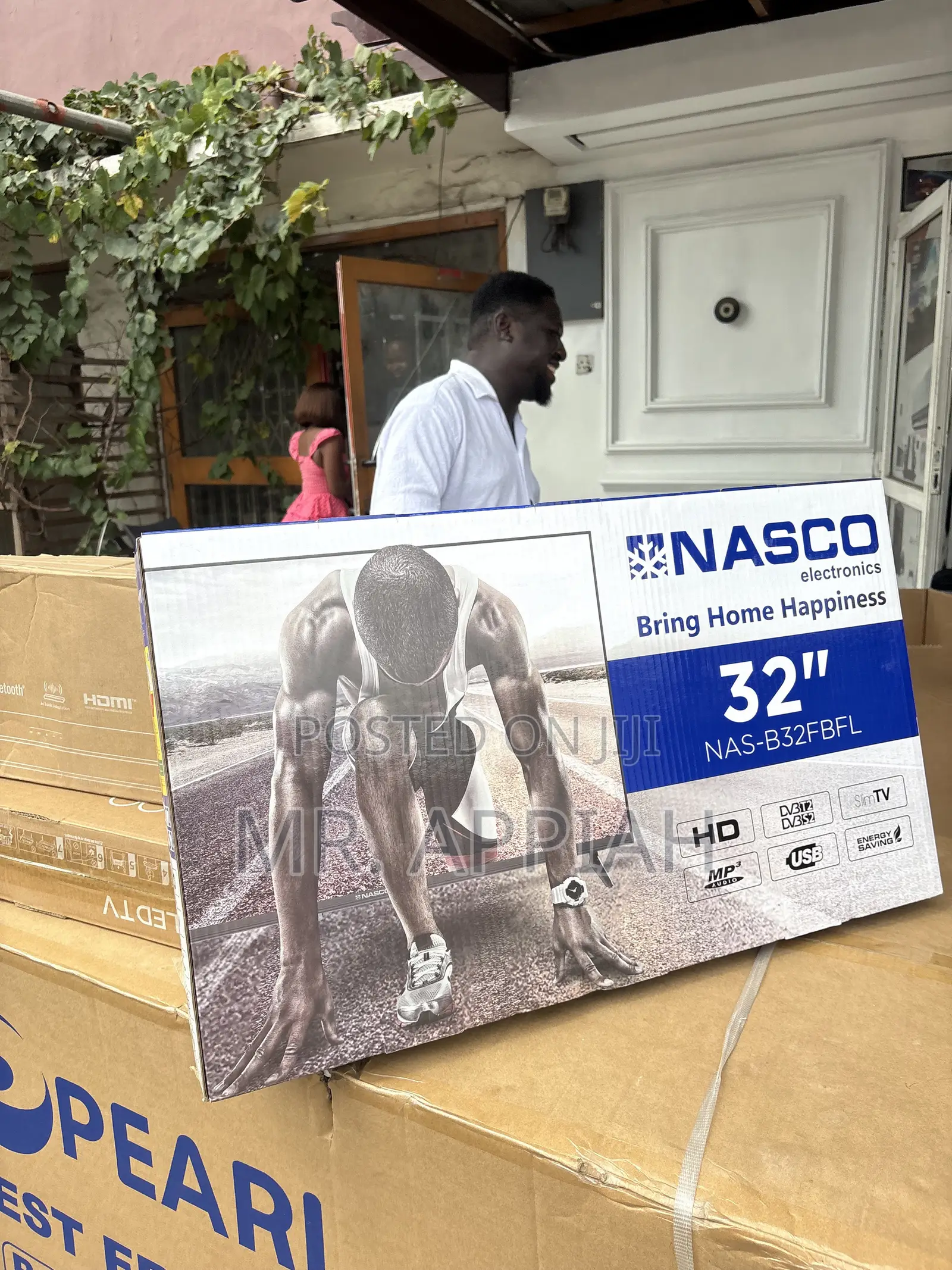Get Sleek Nasco 32” Led Digital Satellite Television(Black) 