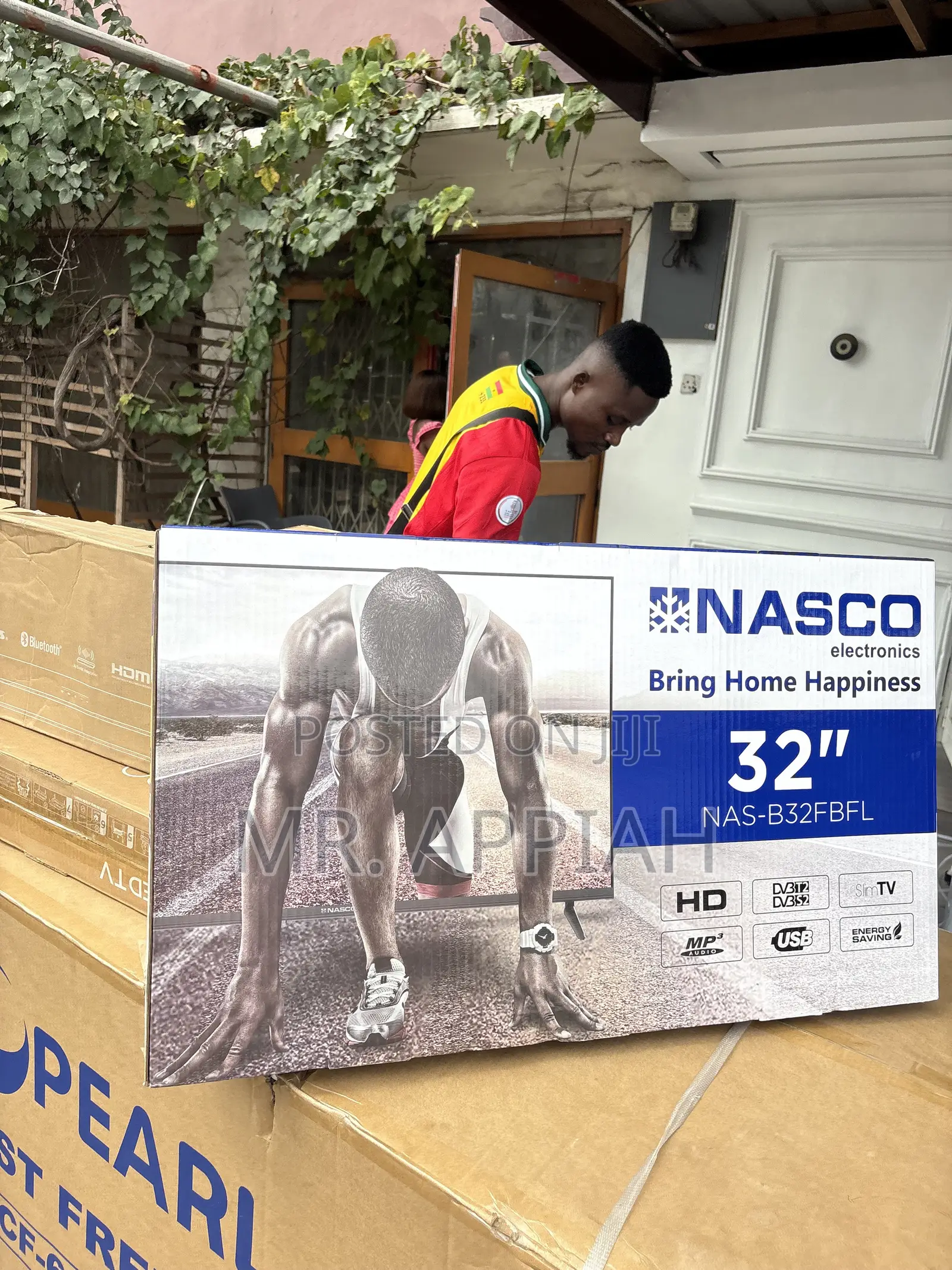 Get Sleek Nasco 32” Led Digital Satellite Television(Black) 