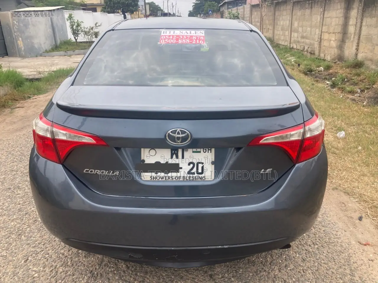 Toyota Corolla LE Eco 4dr Sedan (1.8L 4cyl CVT) 2016 Gray