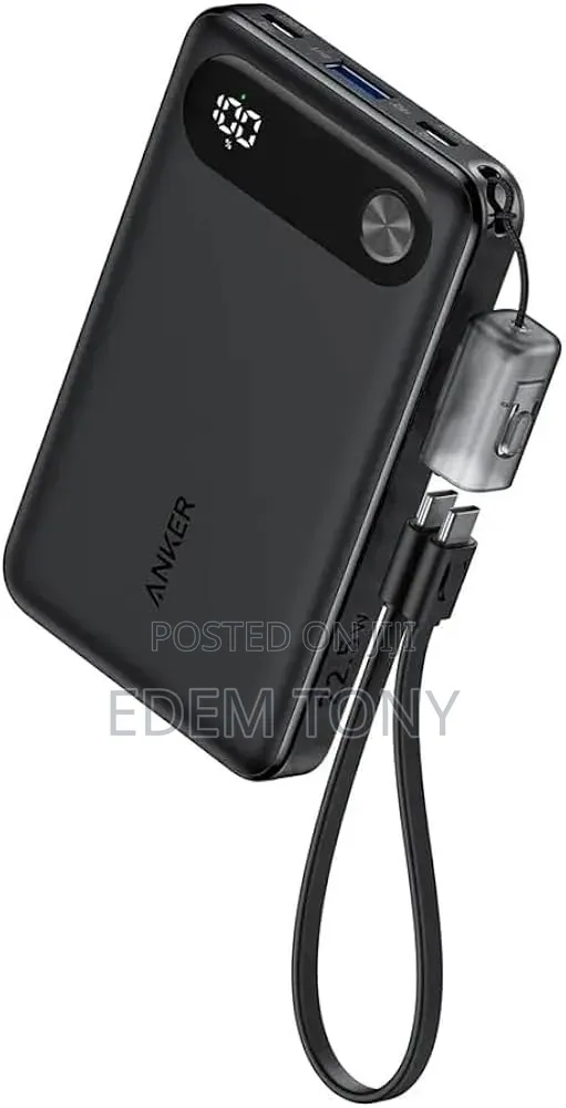 Anker Power Bank 10,000mAh (, 22.5w) Portable Travel Powerbank